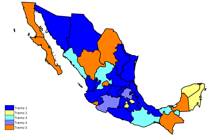 Trucos Excel. Mapa de México por Estados - Análisis y Decisión