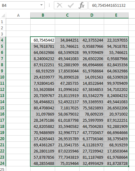 Decimal Punto de referencia más Truco Excel. Pasar un rango de varias columnas a una - Análisis y Decisión